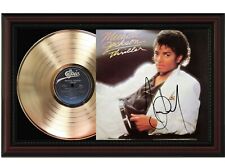 Reprodução de madeira cerejeira emoldurada Michael Jackson assinatura LP Display. "M4" comprar usado  Enviando para Brazil