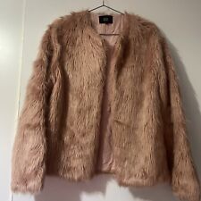 Pink faux fur for sale  LONDON