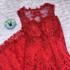 Red sweetheart neckline for sale  Fredericksburg