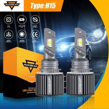 Kit de conversão de faróis AUXBEAM H15 LED lâmpadas feixe alto DRL 6500K super brilhante comprar usado  Enviando para Brazil