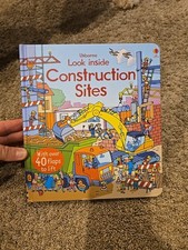 Look Inside Construction Sites (Board Book) comprar usado  Enviando para Brazil