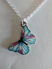 Enamel butterfly pendant for sale  Sioux Falls