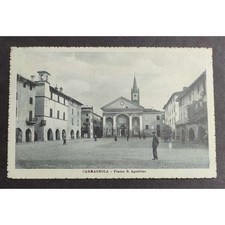 Cartolina carmagnola piazza usato  Alessandria