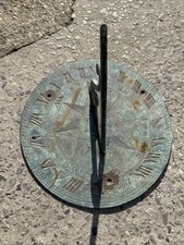 Antique brass sundial for sale  LEISTON