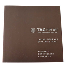 TAG Heuer relógio livreto manual cronógrafo automático suíço sem cartão comprar usado  Enviando para Brazil
