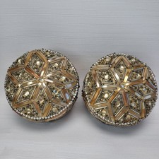 Caixa de 2 bugigangas com miçangas de metal joias estrela com joias comprar usado  Enviando para Brazil