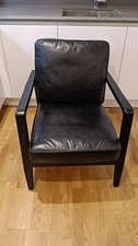 Modern black leather for sale  LONDON