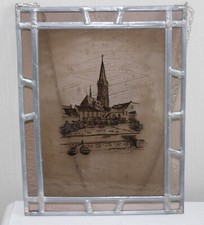 Bleiglas fensterbild glasbild gebraucht kaufen  Deutschland