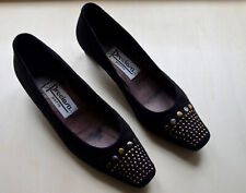 Ballerines daim noir d'occasion  Tarare