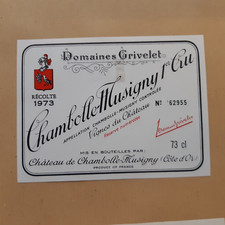 Etiquette riginale chambolle gebraucht kaufen  Appenheim, Hilbersheim, Ockenheim