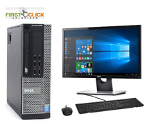 FAST DELL BUNDLE TOWER PC CONJUNTO COMPLETO SISTEMA DE COMPUTADOR INTEL i3 8GB 1TB GT710 comprar usado  Enviando para Brazil