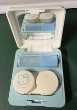 Estojo plástico lente de contato Sanrio Hello Kitty anjo azul presente Japão vintage, usado comprar usado Estojo plástico lente de contato Sanrio Hello Kitty anjo azul presente Japão vintage, usado comprar usado  Enviando para Brazil