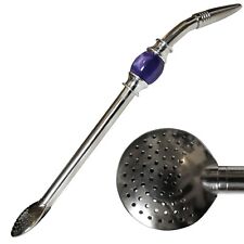 Usado, BOMBA/BOMBILLA BRASILEIRA DE LUXO AÇO INOXIDÁVEL B68 ROXO: ERVA MATE CHIMARRAO comprar usado  Enviando para Brazil