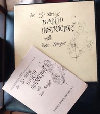Vintage Pete Seeger The 5 String Banjo Instructor Record w/ Illustrated Notes comprar usado  Enviando para Brazil