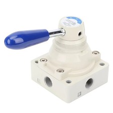 Válvula de ar 1/4" NPT 4 vias 2 posições alavanca manual válvula pneumática de ação direta comprar usado  Enviando para Brazil