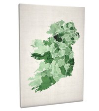 Ireland watercolour map for sale  COVENTRY