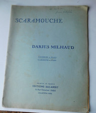 "Scaramouche", Suíte para Saxofone e Piano, Darius Milhaud comprar usado  Enviando para Brazil