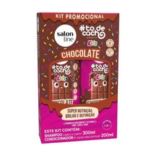 Salon Line - #ToDeCacho Kids - Kit Shampoo 300Ml e Condicionador 200Ml Chocolate, usado comprar usado  Enviando para Brazil