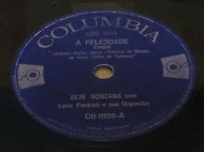 Usado, ZEZE GONZAGA 1958 “A FELICIDADE” BOSSA JAZZ TOM JOBIM 10” 78 RPM BRAZIL HEAR comprar usado  Brasil 