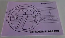 Operating instructions citroen d'occasion  Expédié en Belgium