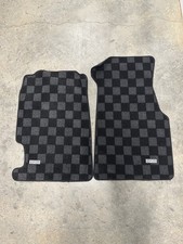 Tapetes de assoalho quadriculados P2M para Honda Civic Del Sol 1992-94 cinza escuro preto comprar usado  Enviando para Brazil