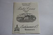 étiquette ancienne vin d'occasion  Biganos