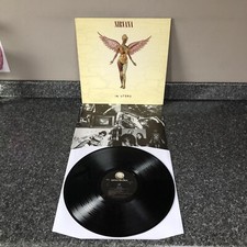 RARE LP VINYL NIRVANA ALBUM IN UTERO GEF 24536 EUROPE 1ST PRESS 1993 NM/NM comprar usado  Enviando para Brazil