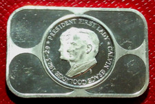 1974 Calvin & Grace Coolidge Bar-World Inc .999 Prata-Presidente e 1ª Dama comprar usado  Enviando para Brazil