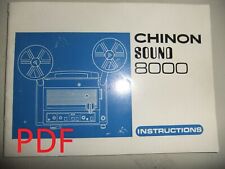 Instructions cine movie for sale  LEICESTER