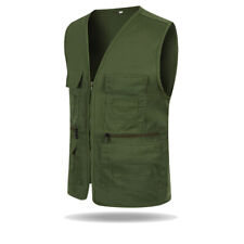 Men safari vest for sale  UK