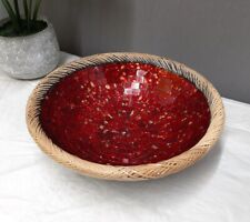 Mosaic bowl red for sale  YEOVIL