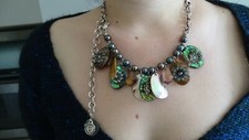 Collier réminiscence nacre usato  Spedire a Italy