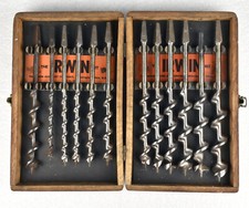 Conjunto de brocas vintage Irwin com caixa de armazenamento de madeira original INCOMPLETO comprar usado  Enviando para Brazil
