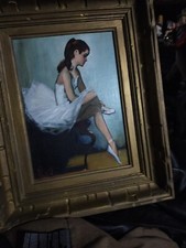 Ancienne huile toile d'occasion  Calais