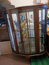 Vintage glass cabinet for sale  BIRMINGHAM
