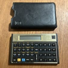Calculadora de negócios financeiros HP Hewlett Packard ouro 12C com estojo *FUNCIONA* comprar usado  Enviando para Brazil
