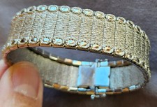 Bracelet manchette argent d'occasion  Toulouse-