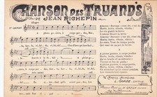 Cpa musical score d'occasion  Expédié en Belgium