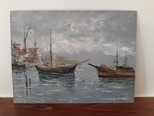 Dipinto olio masonite usato  Roma