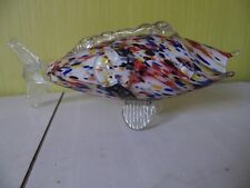 Vintage poisson verre d'occasion  Toulouse-