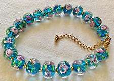 Bracelet perles verre d'occasion  Vence