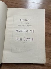 Cottin jules méthode d'occasion  Bordeaux-