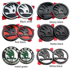 Skoda badges 80mm for sale  WORCESTER PARK