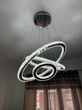 Lampadario cerchi moderno usato  Roma