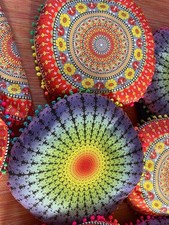 Coussins mandala rond d'occasion  Caen