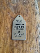 Concorde ignition key for sale  PRESTON