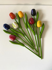 Wooden colourful tulips for sale  WALTHAM CROSS