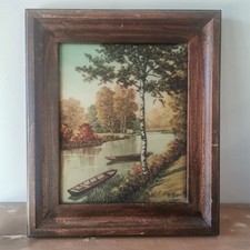 Tableau peinture verre d'occasion  Boussac