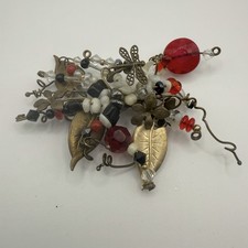 Handmade brooch beaded for sale  South Amboy