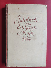 Jahrbuch deutschen musik usato  Italia